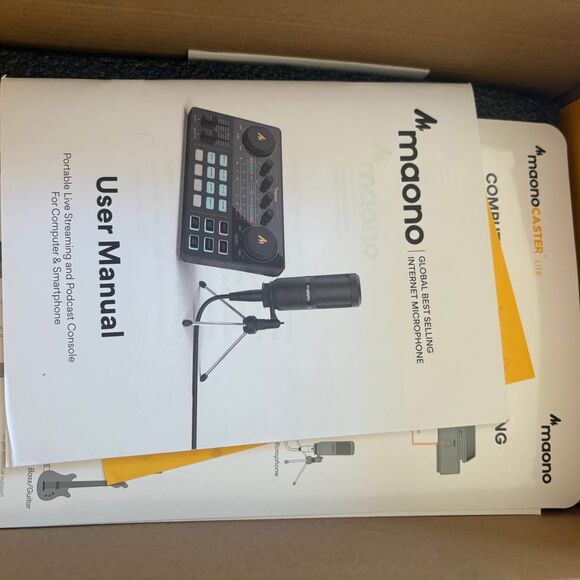 Maono MaonoCaster Lite AU-AM200 S1 Starter Bundle Portable Podcast/Gaming - Picture 4 of 4